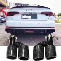 Tubo de escape doble de acero inoxidable para Audi A4 A5 A6 A7