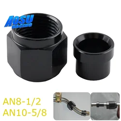 Adaptador AN para tubo rigido hembra AN8-1/2 a AN10-5/8 aluminio