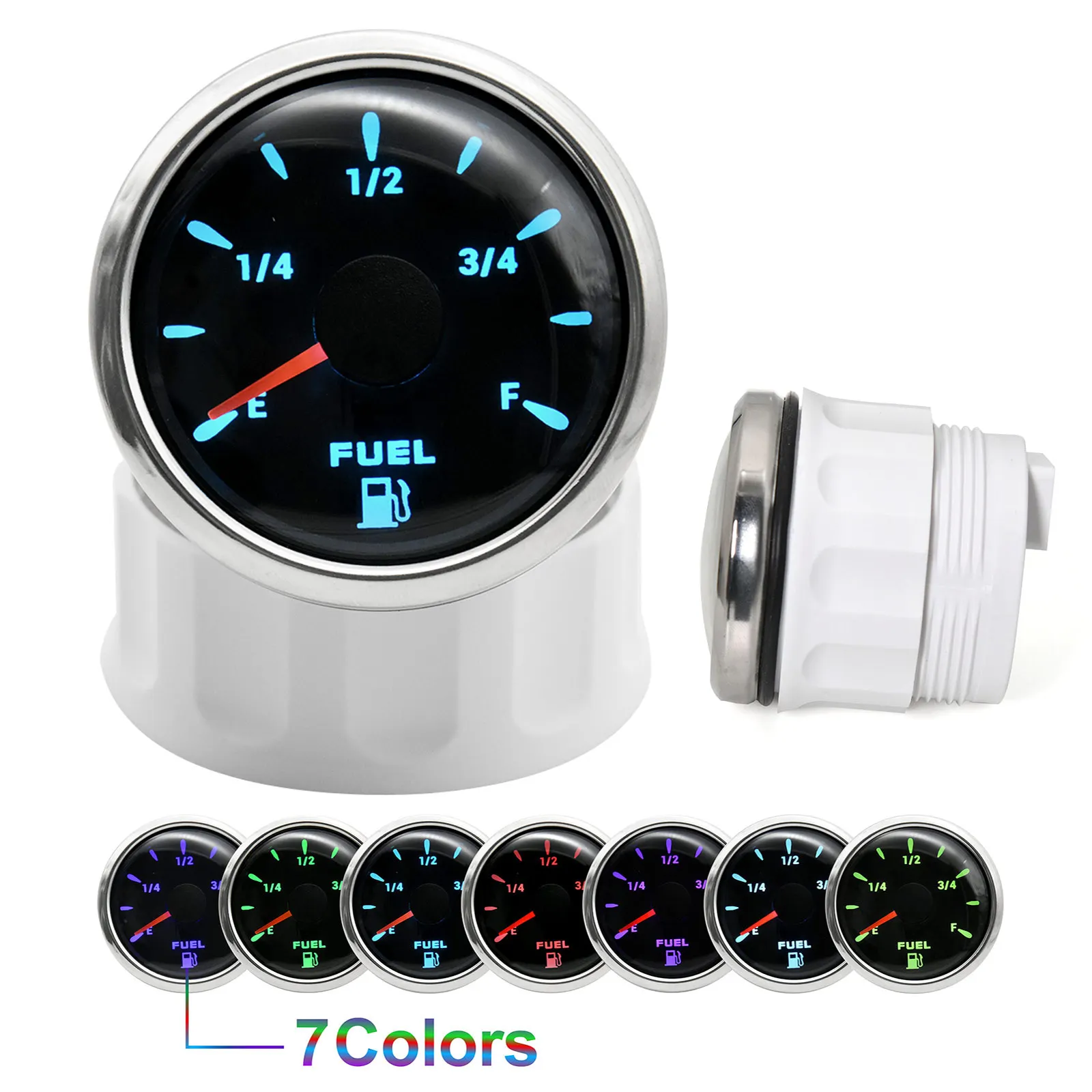 Indicador de nivel de combustible 52 mm LED multicolor 9-32 V - imagen 2