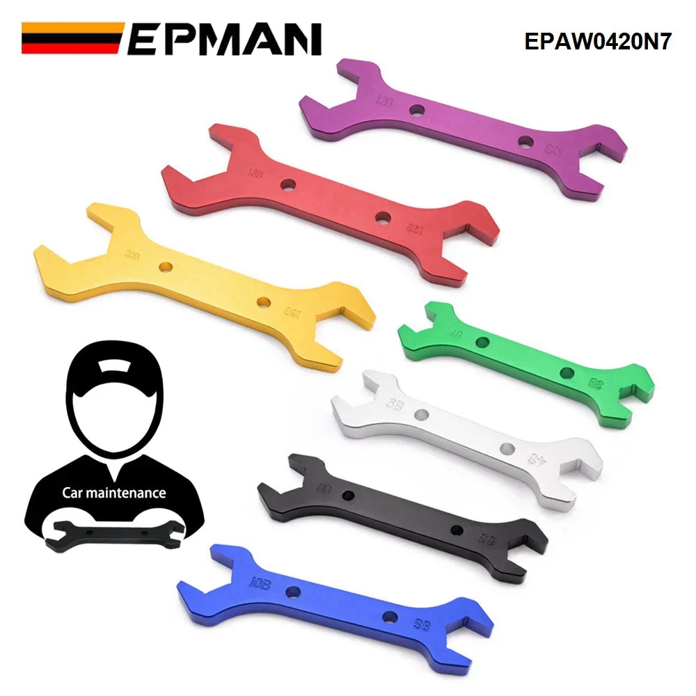 EPMAN Kit llaves AN billet aluminio doble extremo tamaño 3-20 - imagen 3