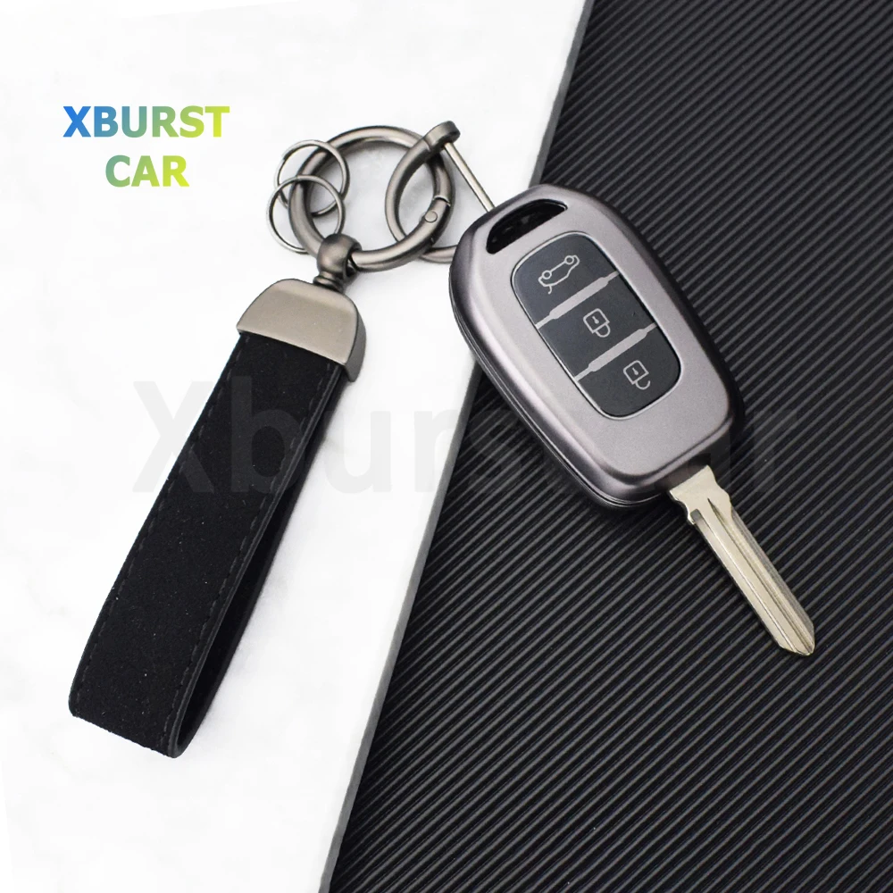 Renault Kwid funda llave TPU gris - compatible Sandero/Logan/Duster