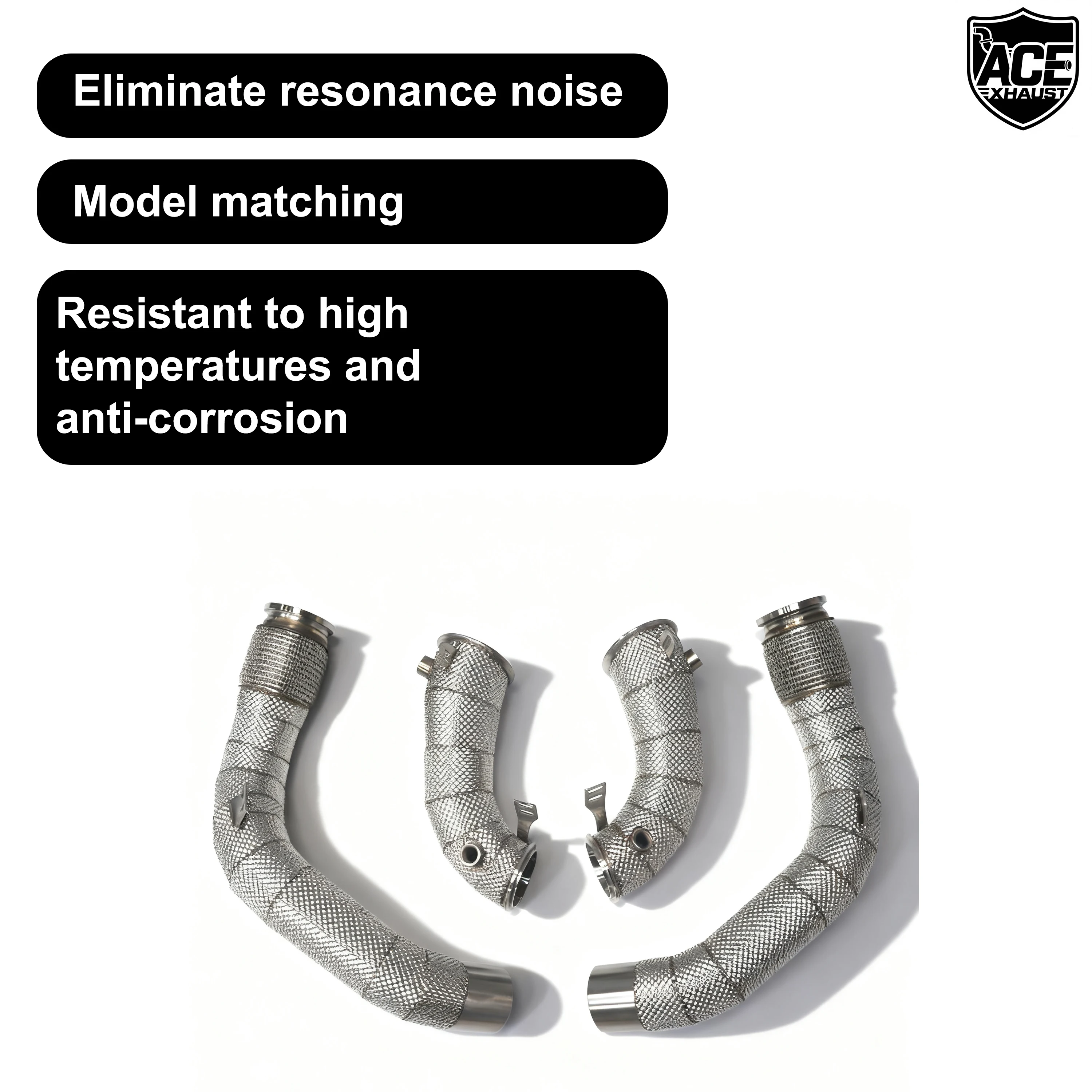 Cabezal de escape ACE alto rendimiento para BMW F90 M5 4.4T - imagen 2