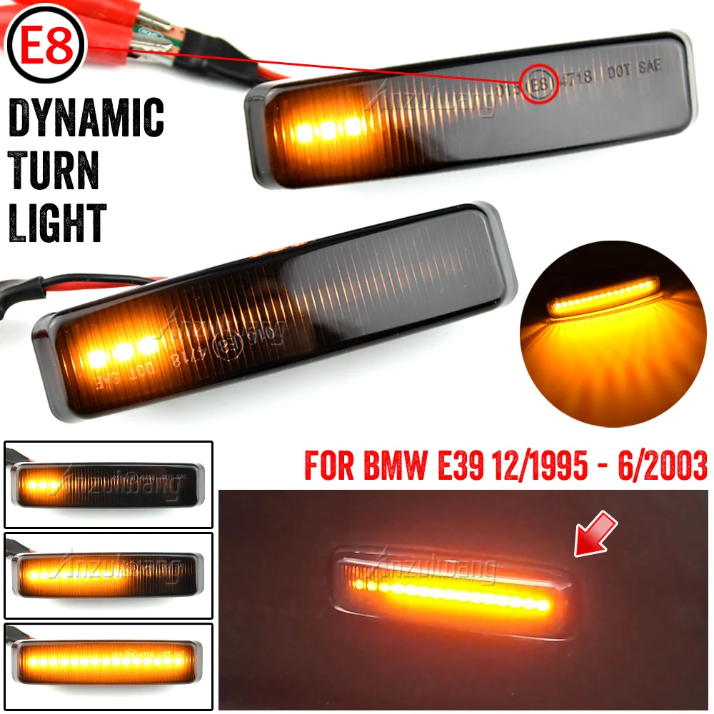 Intermitente LED secuencial dinámico para BMW Serie 5 E39 M5 (1995-2003)