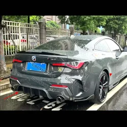 Alerón fibra carbono + difusor trasero BMW Serie 4 G22 G23