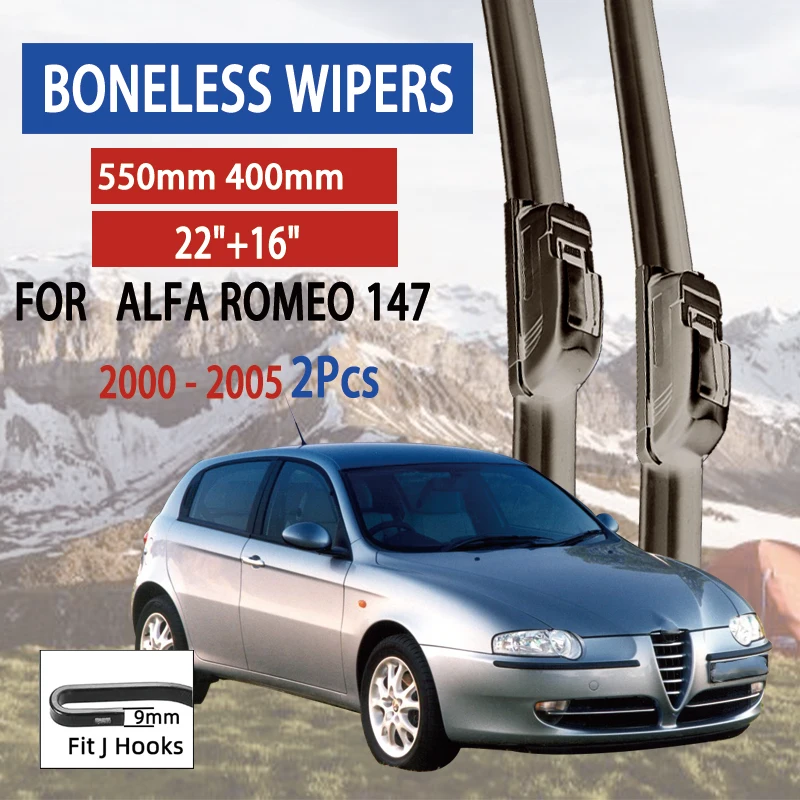 Escobillas limpiaparabrisas para Alfa Romeo 147 2000-2005