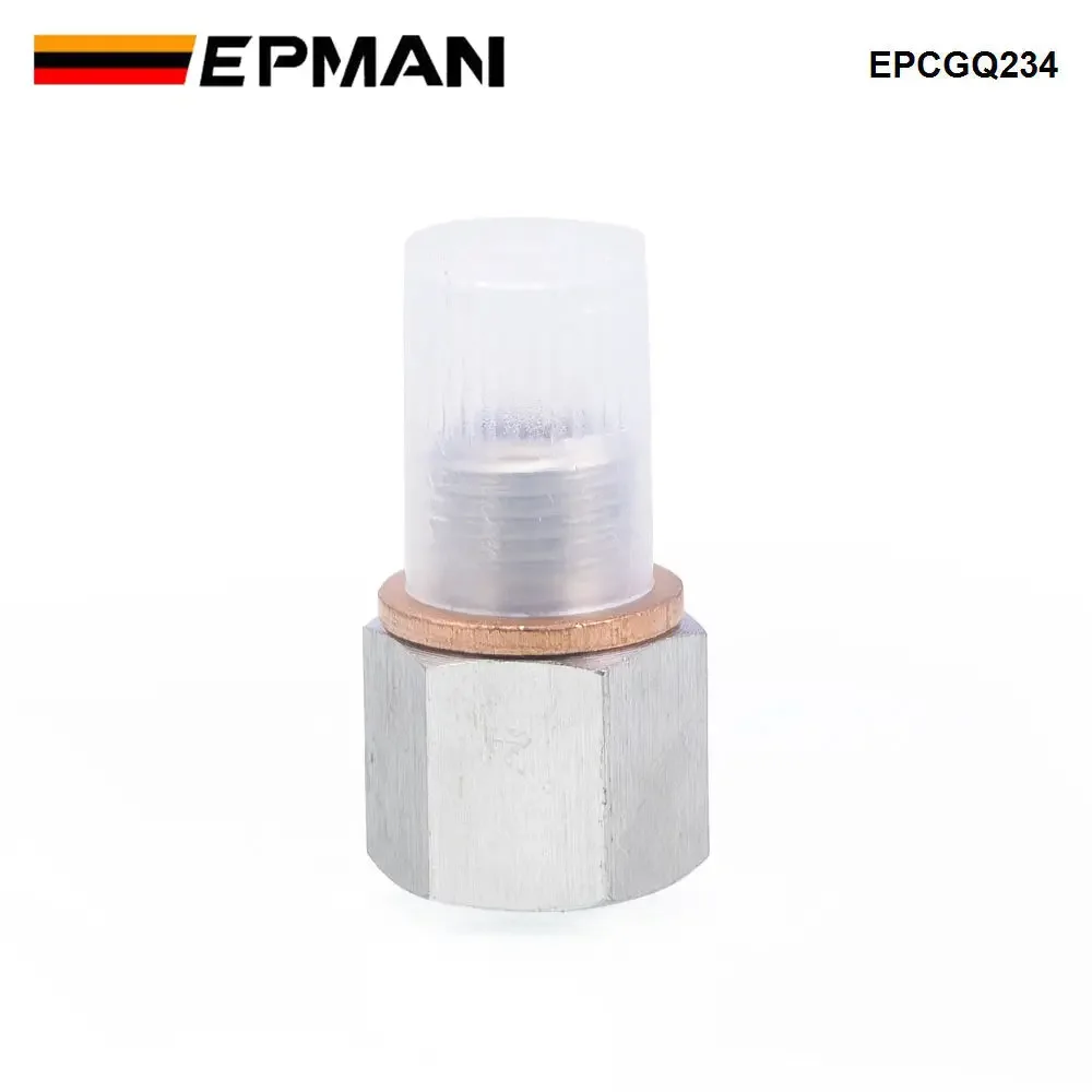 EPMAN 1/8 "NPT hembra a métrico M10X1.0 macho Sensor de presión de combustible de aceite adaptador de bomba adaptador de Sensor de calibre EPCGQ234 - imagen 5