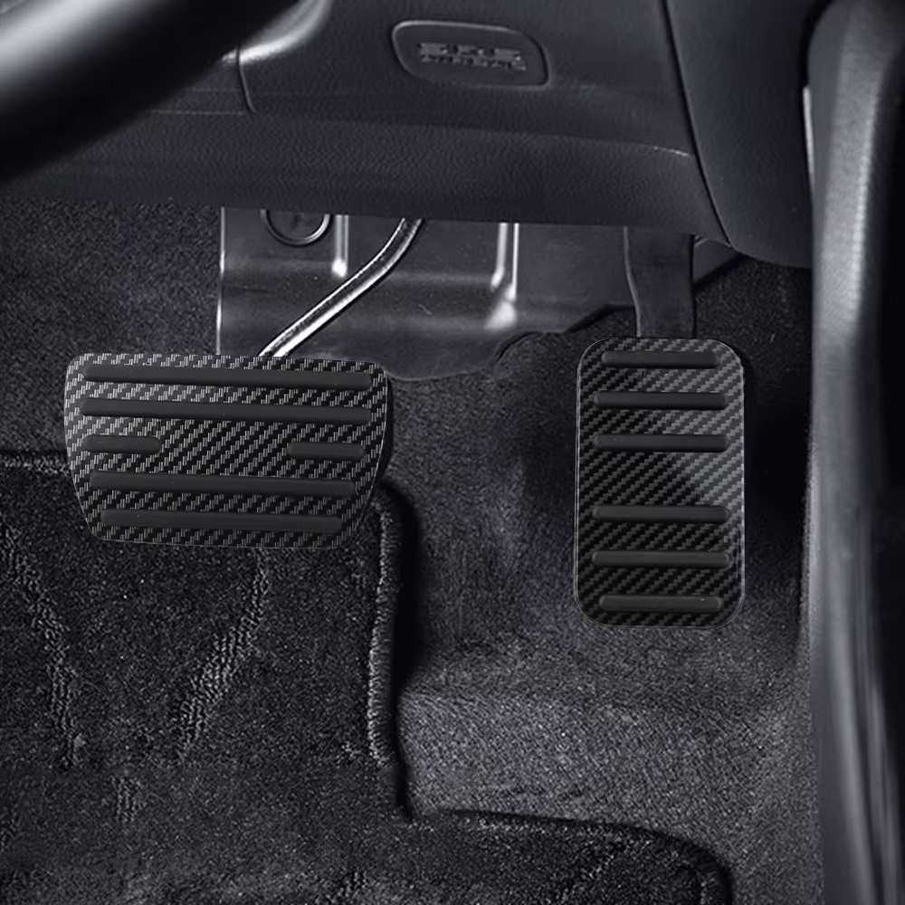 Almohadillas pedales deportivos Honda Civic 2016-2024 fibra carbono - imagen 5
