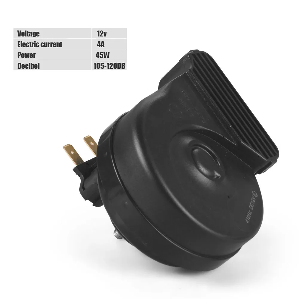 Claxon tipo caracol impermeable de 12 V para moto y scooter con relé - imagen 4