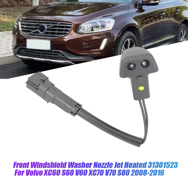 31301523 Boquilla limpiaparabrisas Volvo para XC60 S60 V60 V70 S80 - imagen 2