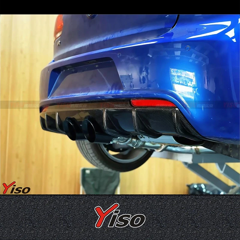 Adecuado para GOLF 6 GTI R20 R atajo modificado GOLF 6 GTI R20 R fibra de carbono GOLF 6 Reife labio trasero - imagen 2
