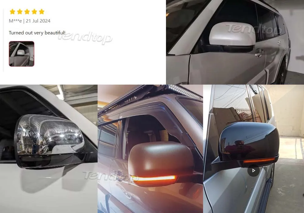 Intermitentes LED dinámicos para los espejos del Mitsubishi Pajero