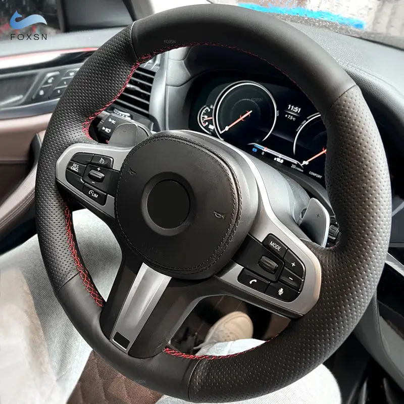 Cubierta volante cuero microfibra perforada BMW M Sport
