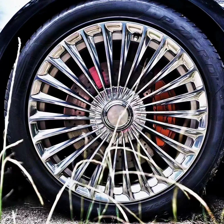 Rueda aleación forjada cromada oro 5x120 – Mercedes Benz GLS 450 - imagen 5