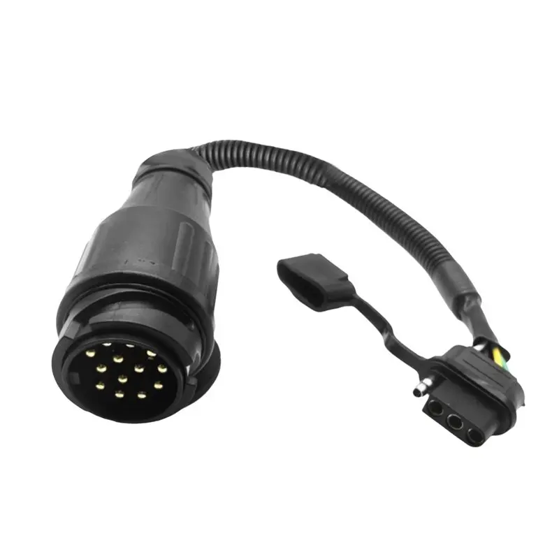 Conversor enchufe remolque 13 vía UE a 4 EE.UU. – Adaptador pin redondo