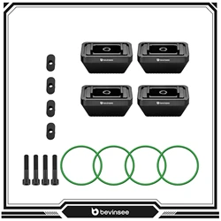 Kit adaptadores elevación BEVINSEE para BMW E90-E93 y F10-F30