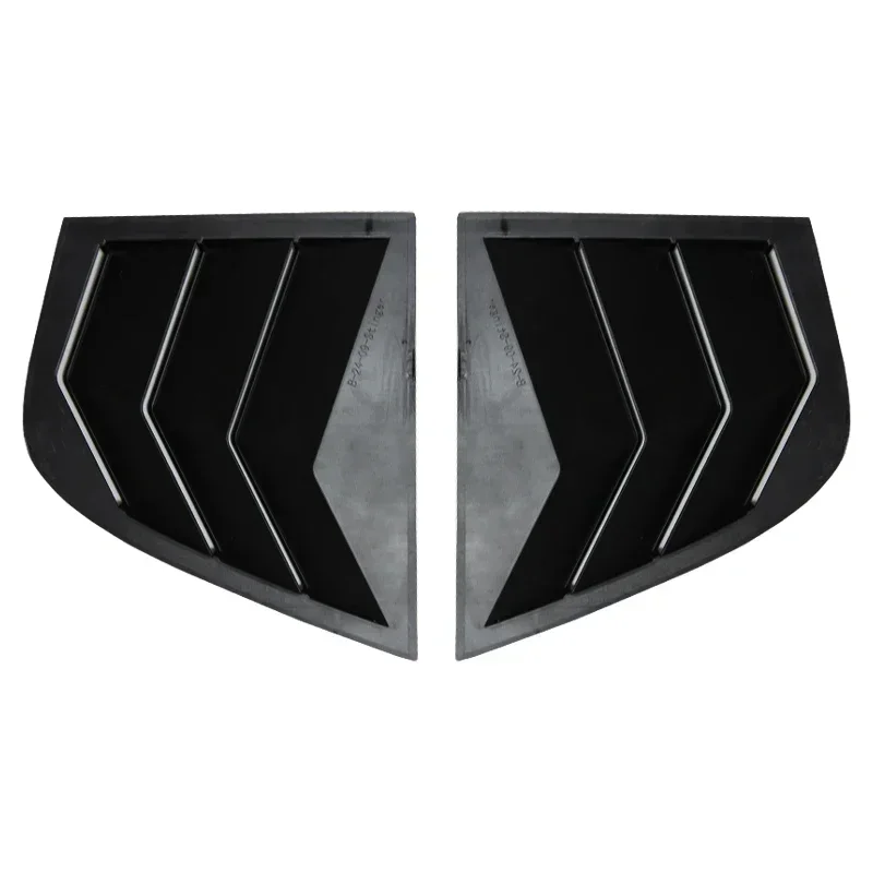 Cubierta de obturador lateral para ventana de rejilla trasera de coche, pegatina embellecedora, pala de ventilación para Kia Stinger 2018-2023, accesorios negros - imagen 5