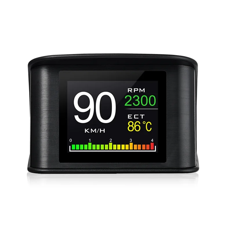 Ordenador de conducción OBD2 P10 pantalla frontal con velocímetro