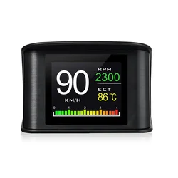 Ordenador de conducción OBD2 con pantalla frontal y velocímetro