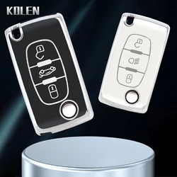 Funda TPU llave coche Peugeot 107 207 307 308 Citroën C5 C6 C8