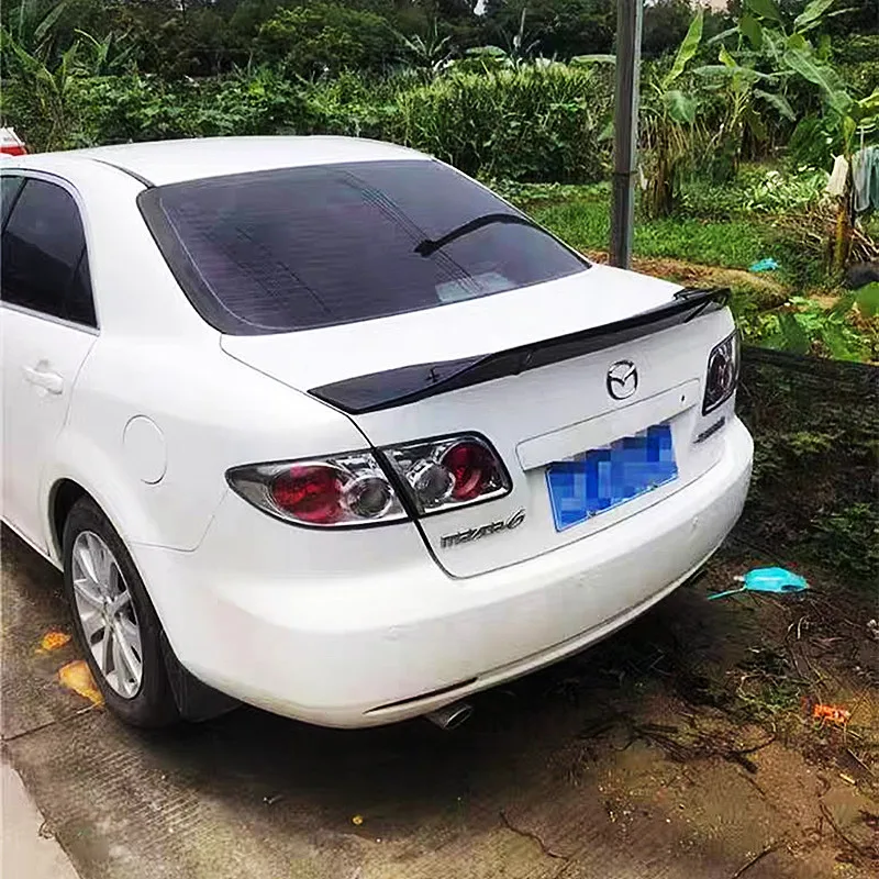 Alerón trasero R Style para Mazda 6 2003-2017, ABS negro brillo - imagen 3