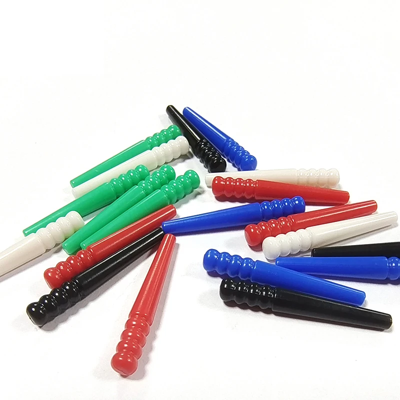 Clavijas de plástico para tablero de Cribbage, 1/8", 5 colores