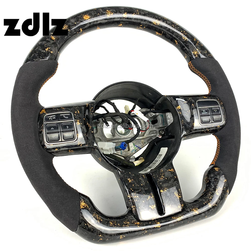 Volante Fibra de Carbono Forjado Jeep Wrangler JK 2013-2017 - imagen 2