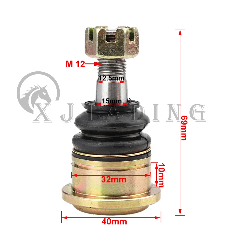 Junta esférica de suspensión de brazo oscilante M10/M12 32X10mm para 110cc 125cc 150cc 200cc 250cc ATV UTV Go Kart Buggy Golf Quad piezas de bicicleta - imagen 2