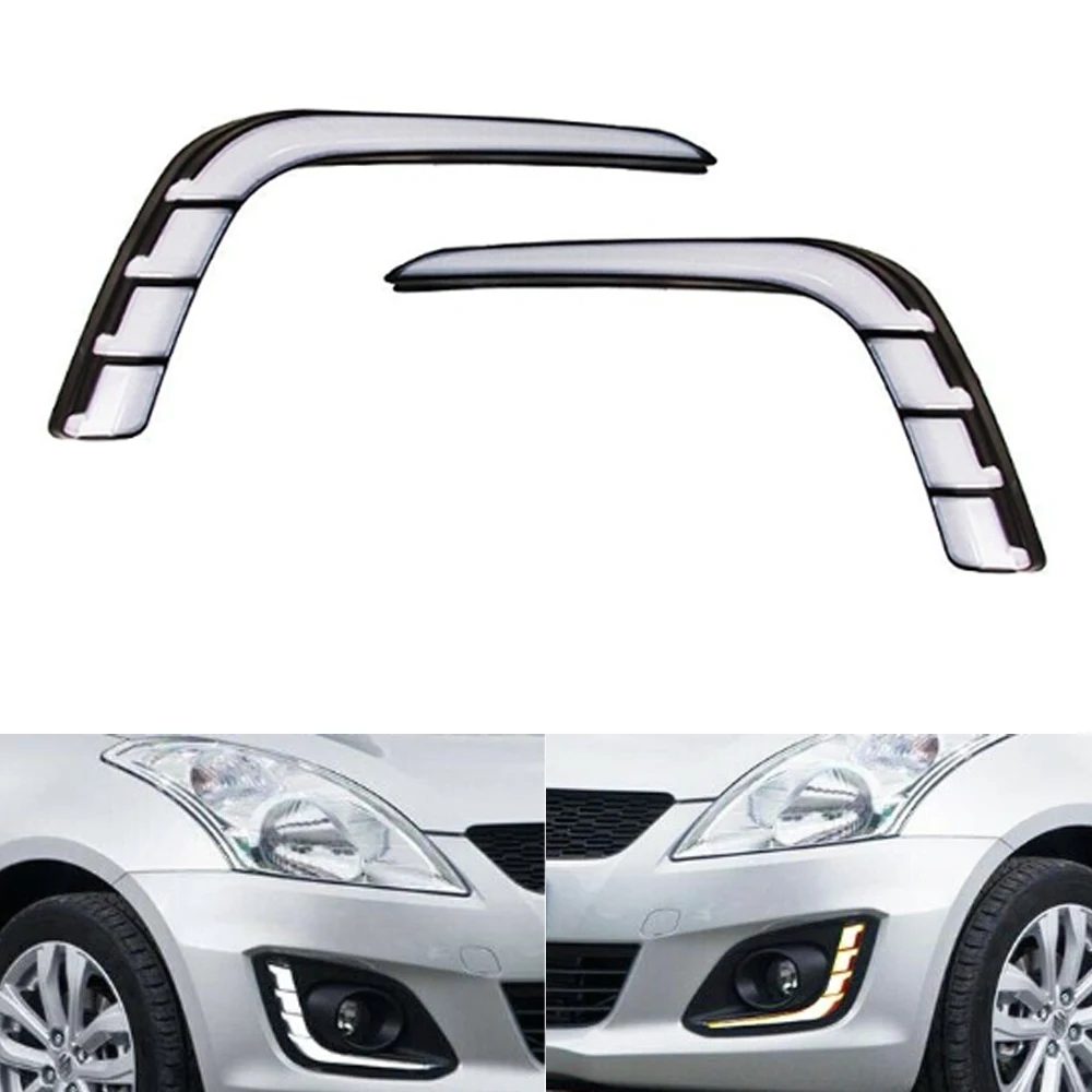Luces DRL LED diurnas Suzuki Swift 2014-2016 con cubierta antiniebla - imagen 3