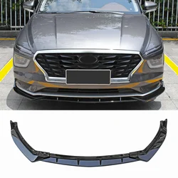 Labio de parachoques delantero negro brillo para Hyundai Mistra 2021