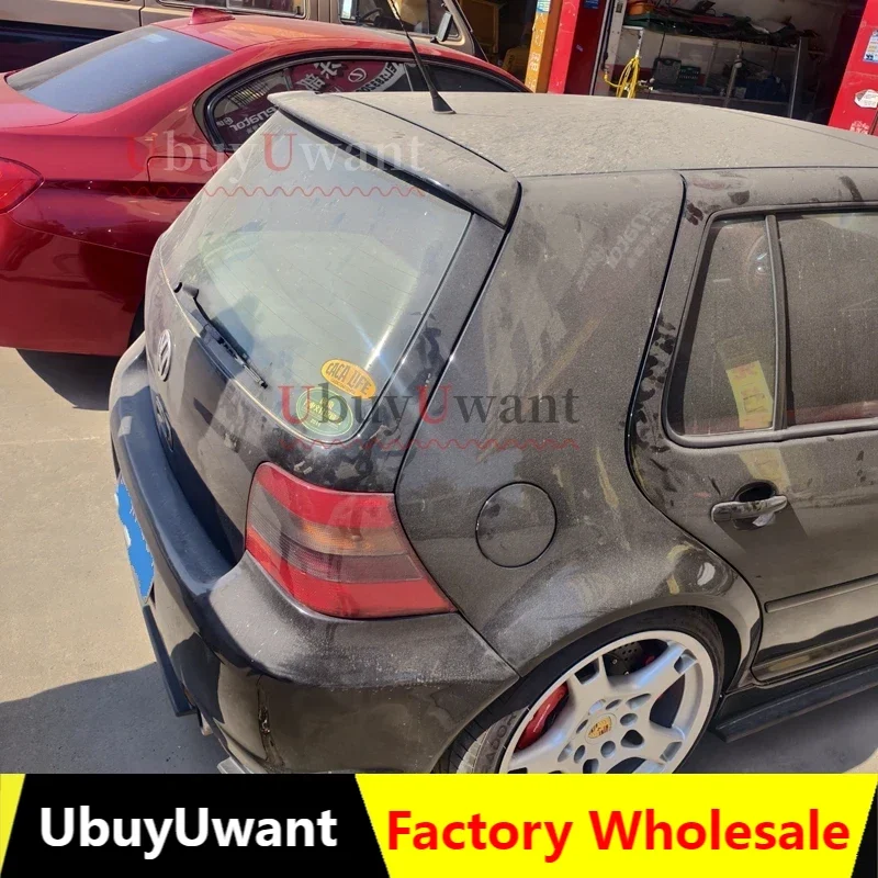 VW Alerón trasero PU gris estilo R32 Golf 4 MK4 1998-2004