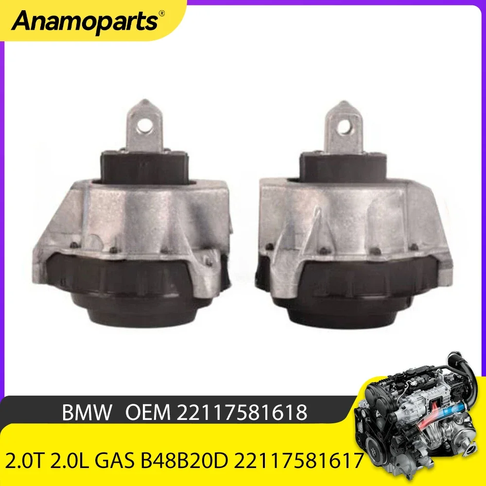 Conjunto montaje motor izquierdo y derecho BMW Serie 3 2.0 T