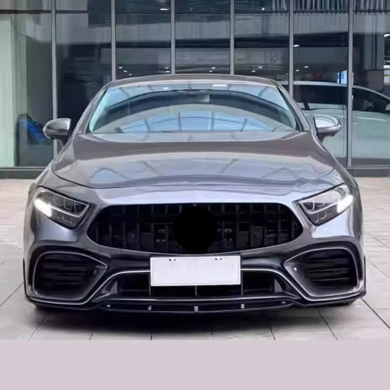 Kit de carrocería de coche para Mercedes Benz CLS W257 CLS260 CLS300 CLS350 19-23 rejilla de parachoques trasero delantero modificado labio trasero garganta trasera - imagen 5