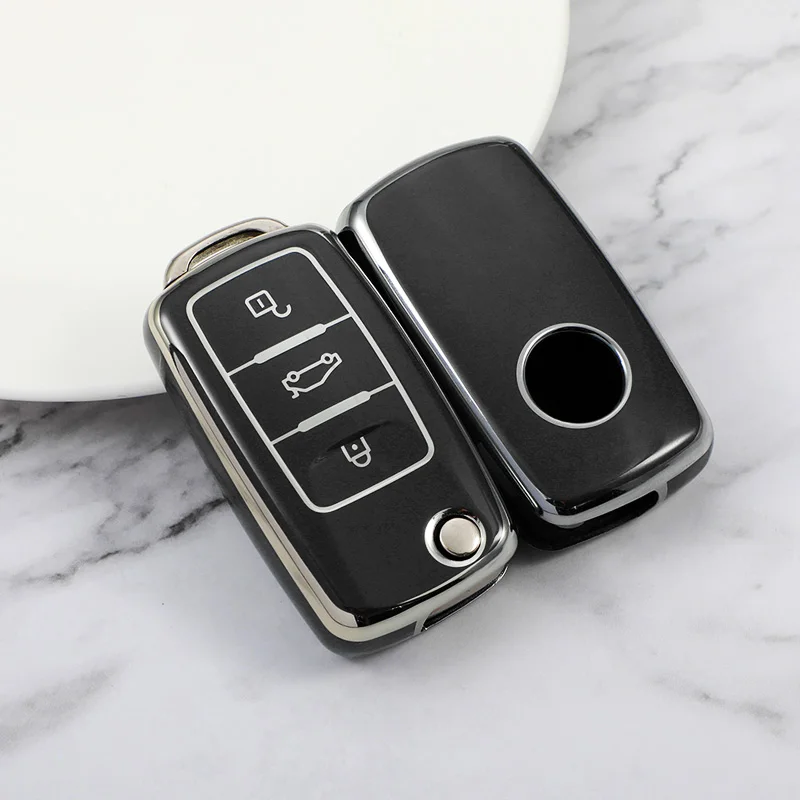 Funda TPU protectora llave remota VW Golf Passat Polo Tiguan - imagen 4