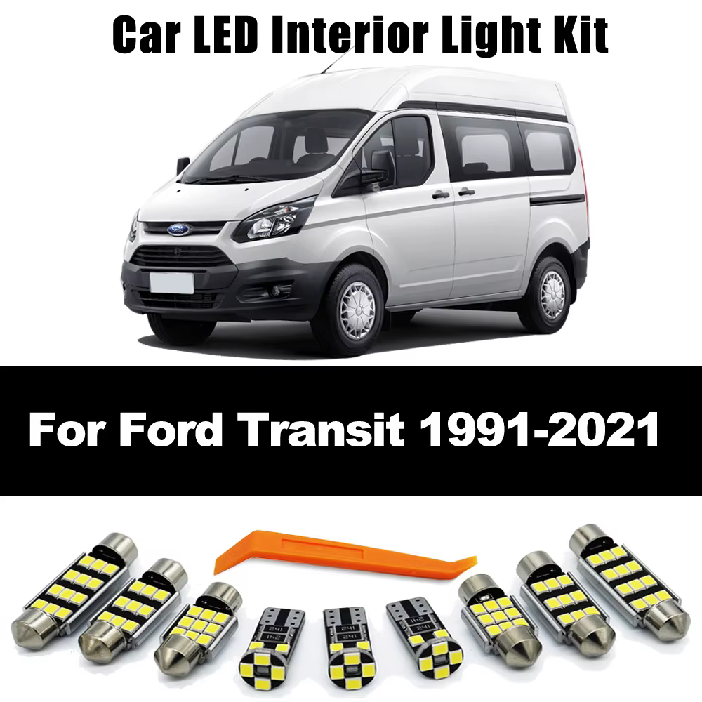 Kit de bombillas LED interiores Canbus para Ford Transit Connect