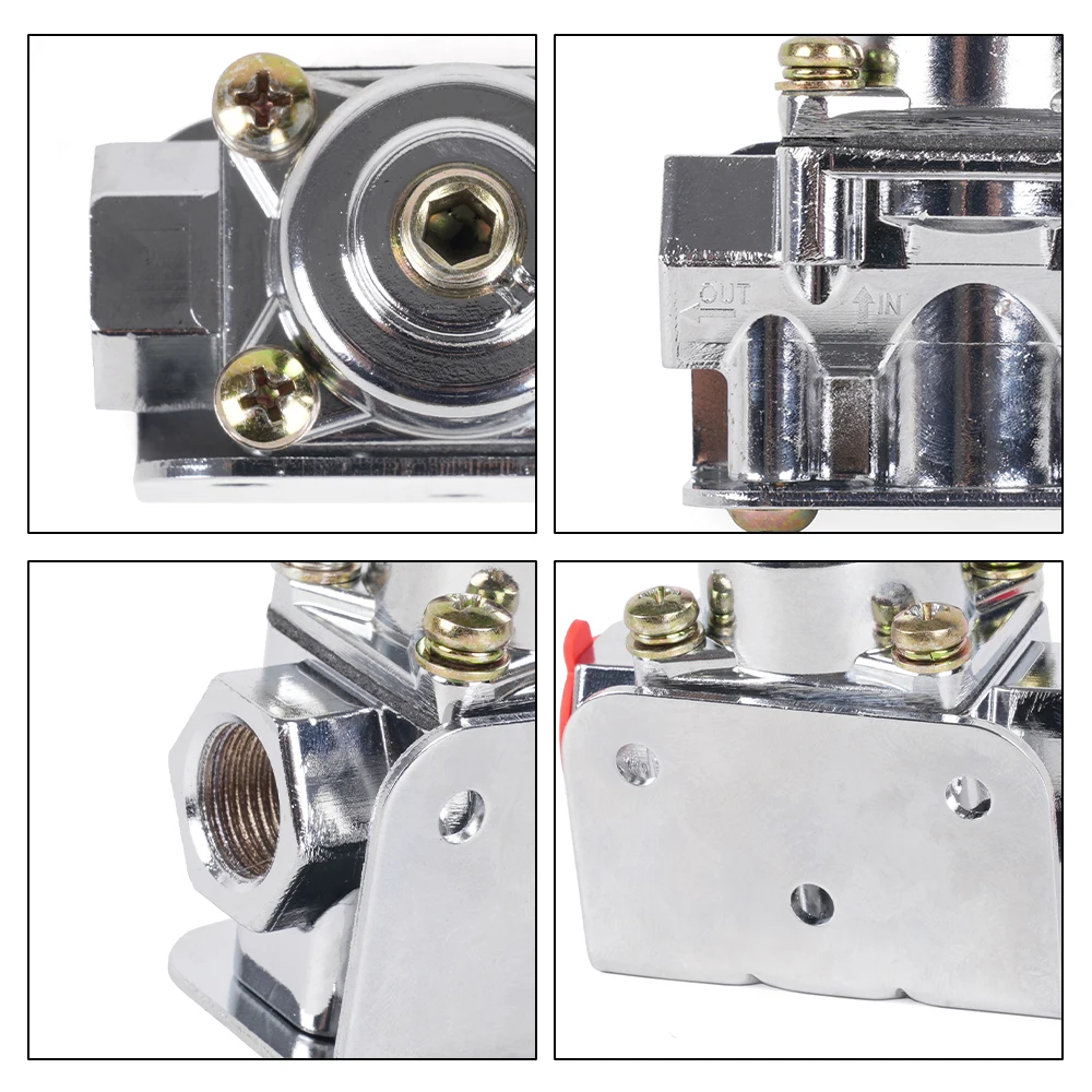 Regulador de presión de combustible Holley Edelbrock 3/8 NPT - imagen 4