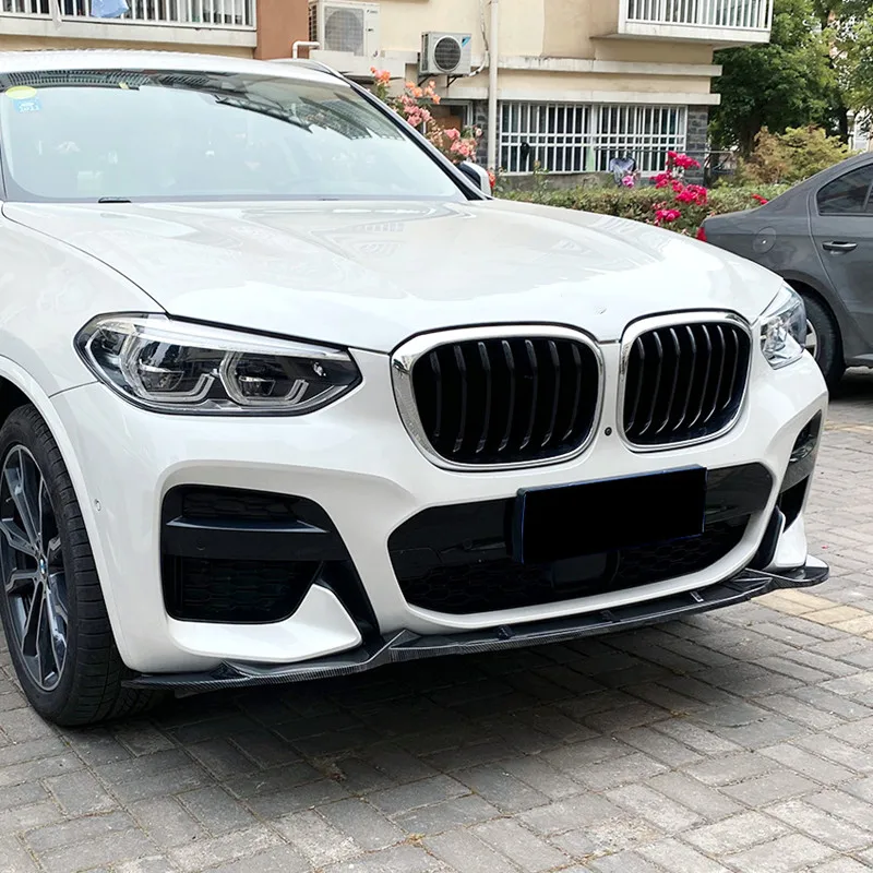 Splitter delantero BMW X3 G01 X4 G02 – Kit labio parachoques 2018-2021 - imagen 3