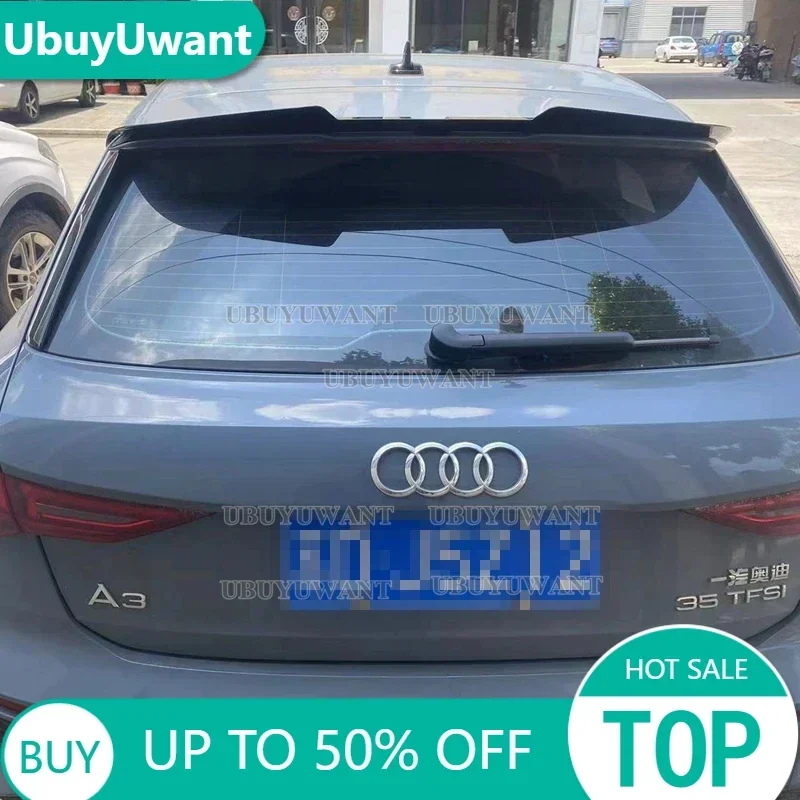 Alerón trasero ABS sin pintar UBUYUWANT para Audi A3 Sportback S-Line 2021