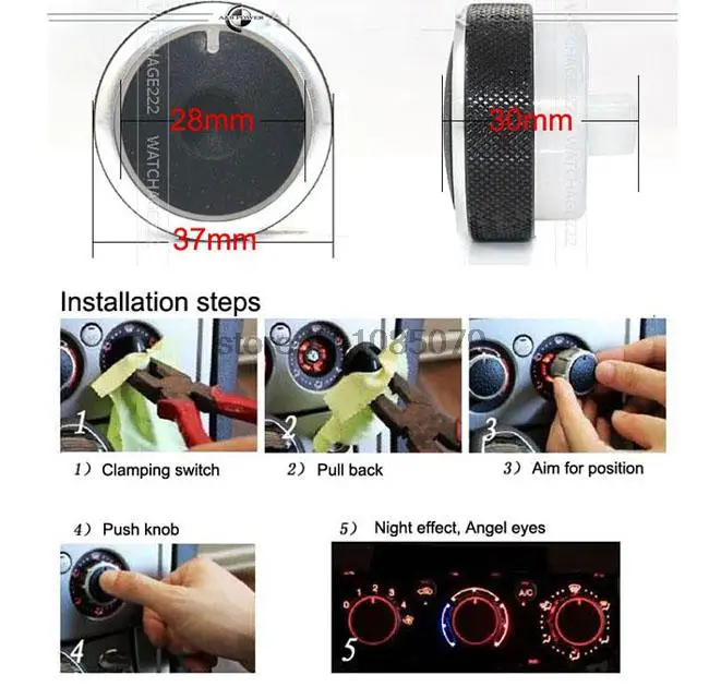 Marcos de control de clima Mk2-Mk3 para Ford Focus y Mondeo Originales - imagen 4