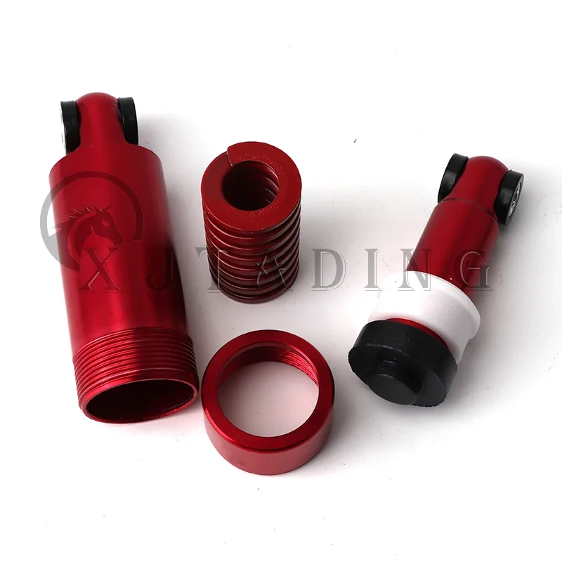 110mm 125mm 150mm 750LBS Scooter Eléctrico amortiguador de aluminio suspensión bicicleta 24mm ruedas delanteras/traseras resorte todo incluido - imagen 5