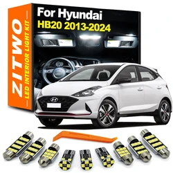 ZITWO Kit de luces LED interiores para Hyundai HB20, HB20S y HB20X