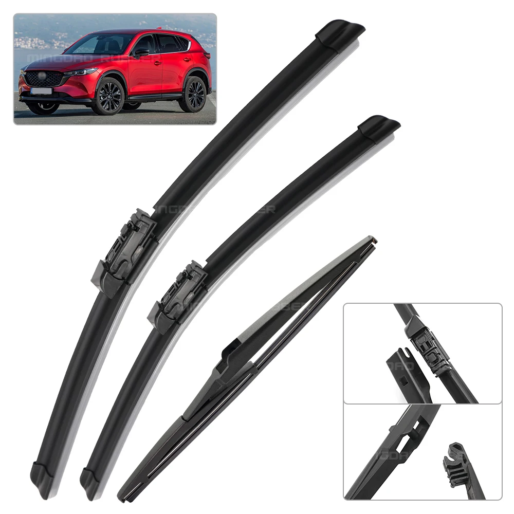 Kit limpiaparabrisas Mazda CX-5 KF 2017-2023 delantero y trasero - imagen 2