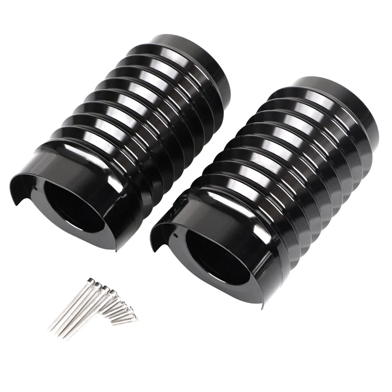 Deslizador arranque horquilla negro brillante para Street Glide FLHX FLHXS 14+