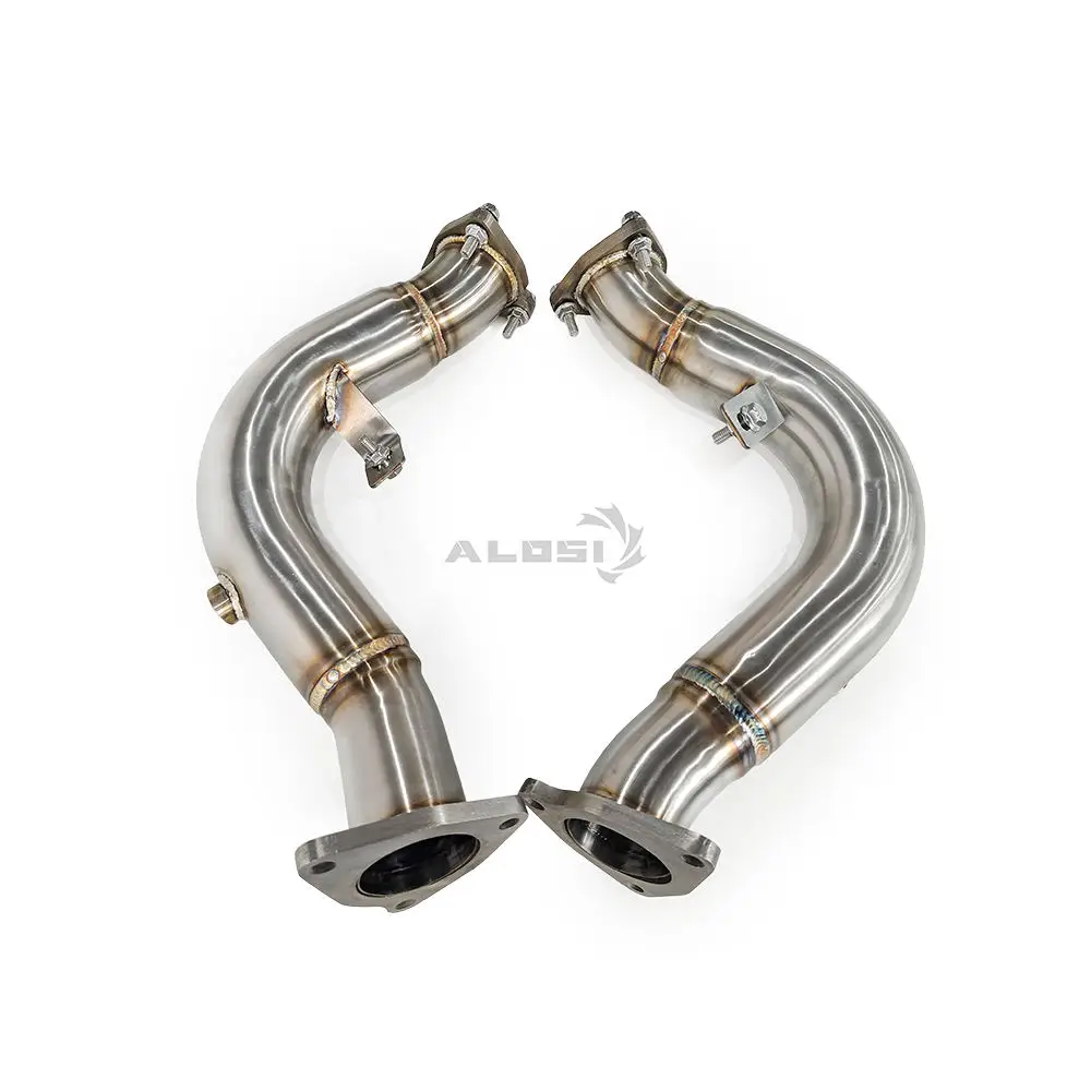 Tubo de escape alto flujo en acero inoxidable para Audi Q5 SQ5 3.0 T - imagen 3