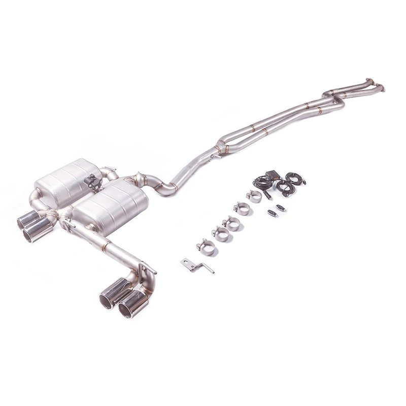 Sistema escape catback acero inoxidable BMW E46 323i 325i 330i – con válvula