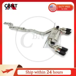 Escape catback CBNT con válvula – BMW M3 F80 M4 F82 S55 3.0