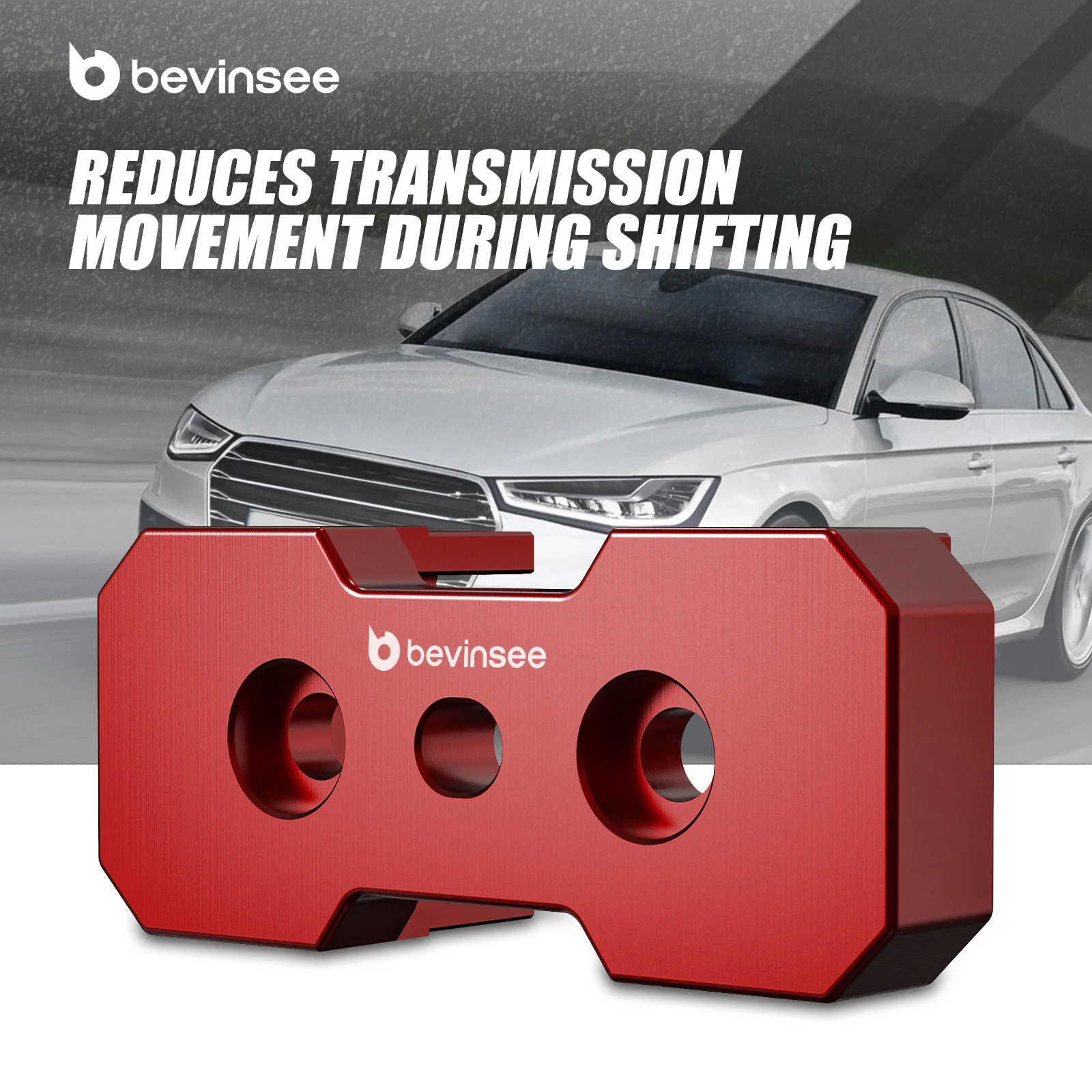 BEVINSEE Inserto de soporte de transmisión para Audi A4, A5 y Q5 B8/B8.5 - imagen 2
