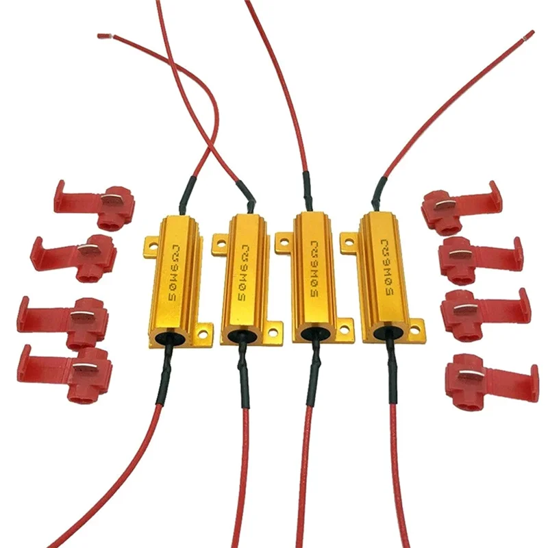 Resistencia de carga para intermitentes LED de 50 W y 6 ohmios