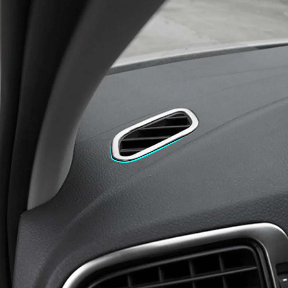 Aros decorativos de acero inoxidable para aireadores VW Polo 2011-2015 - imagen 5