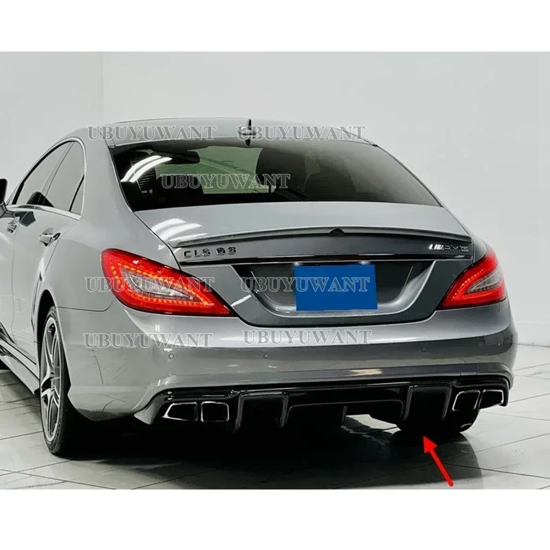 Difusor trasero de fibra de carbono Mercedes-Benz CLS W218 CLS350 CLS400 - imagen 4