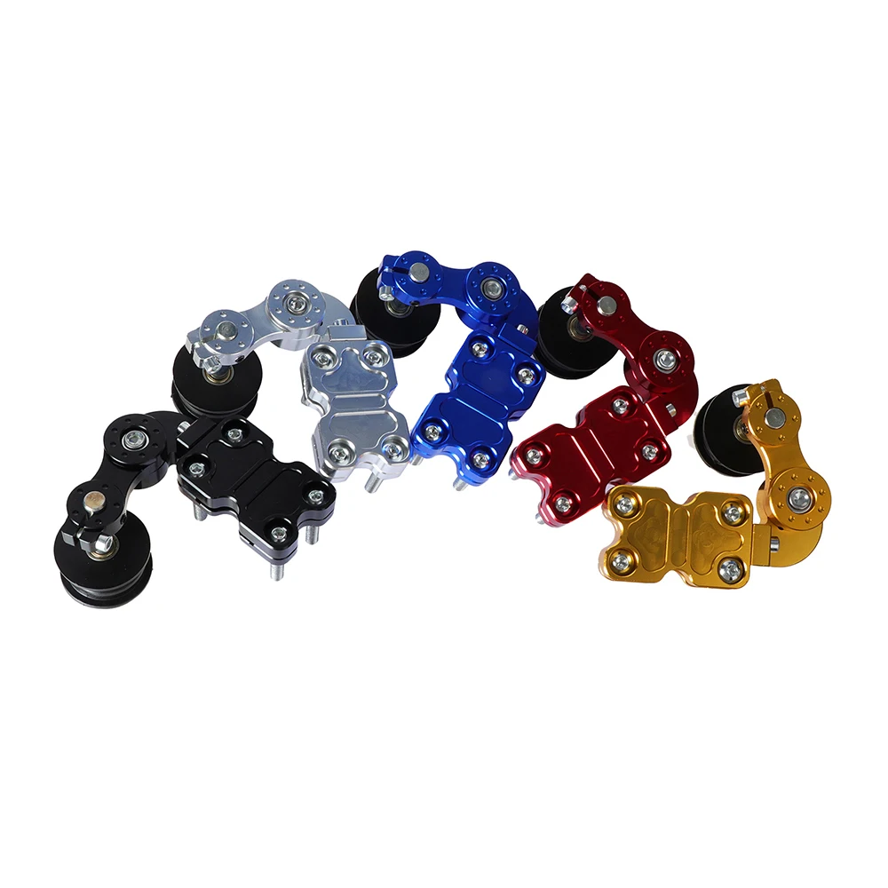 Tensor de cadena de ajuste, piezas de transmisión de cadena de motocicleta de aleación de aluminio CNC para accesorios de modificación ATV de bicicleta de playa - imagen 2